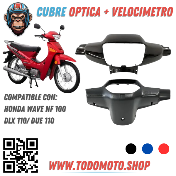 CUBRE OPTICA + CUBRE VELOCIMETRO - HONDA WAVE NF 100 - OFERTA