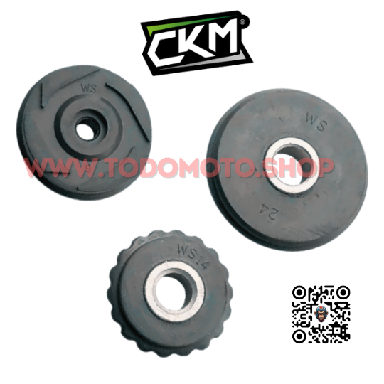 RODILLOS DISTRIBUCION 90L CKM - MOTOS 110 A 125cc - SMASH/ BIZ/ WAVE/ ZB/ BLITZ/ TRIP/ ENERGY/ MIRAGE/
