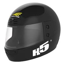 CASCO INTEGRAL NEGRO BRILLANTE HALCON
