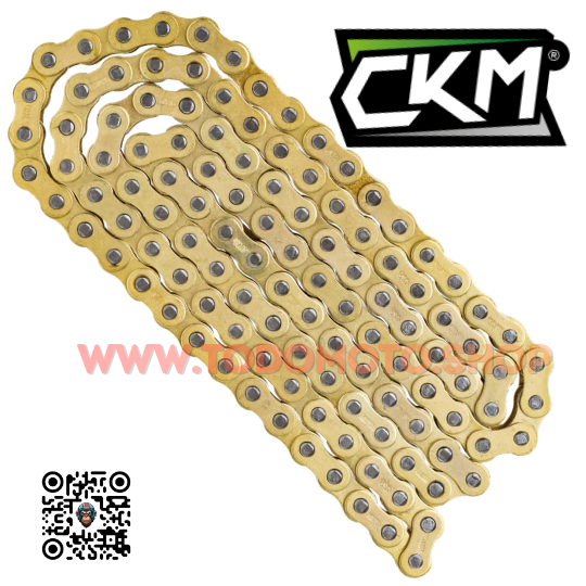 CADENA 428H - 118L DORADA - CKM (TRANSMISION)