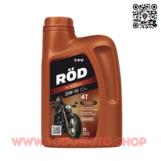 ACEITE 4T - YPF - 20w50 - MINERAL - 1L.