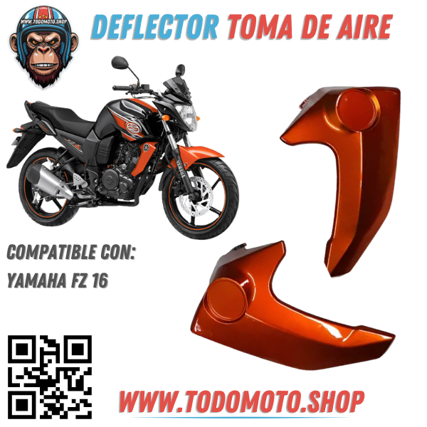 DEFLECTOR - YAMAHA FZ 16 (TOMA DE AIRE) - OFERTA