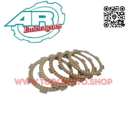DISCOS EMBRAGUE - BAJAJ ROUSER 150/ 160/ BOXER - AR