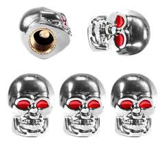 TAPITAS DE VALVULAS - CALAVERA PLATEADA - DAGAS