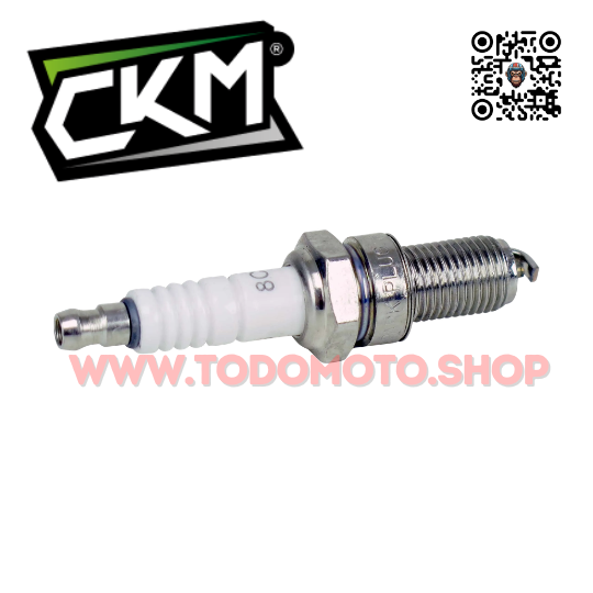 BUJIA D8EA - MOTOS 150 200 250 - SKUA/ RX/ VC/ SAHEL/ TRIAX/ ZR/ HUNTER/ COLT