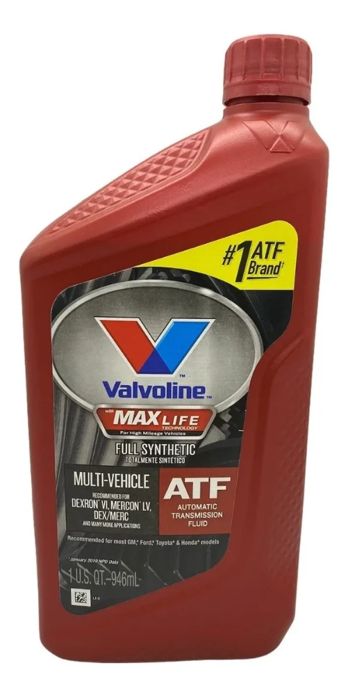 ACEITE VALVOLINE MAX LIFE ATF - TRANSMISION AUTOMATICA - 1L.