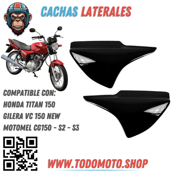 CACHAS LATERALES - - TITAN150/ S2/ S3/ NEW VC150