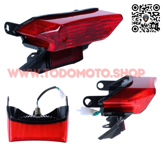 OPTICA TRASERA - YAMAHA YBR 125 COMPLETO (FARO)