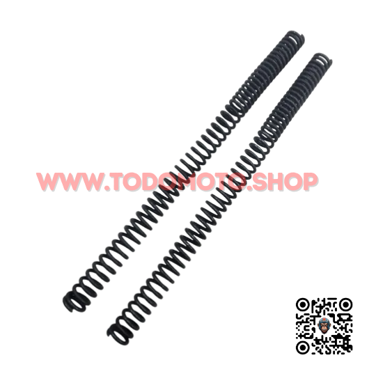 RESORTE SUSPENSION A DISCO (X2) - STORM 125/ RX 150/ HUNTER/ RD 150 (BARRALES))