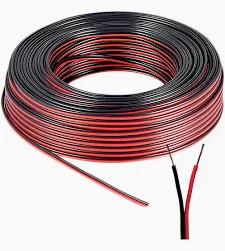 CABLE BIPOLAR - 0,5MM - ROJO/ NEGRO