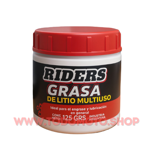 GRASA LITIO MULTIUSO 125 GRS (RIDERS)