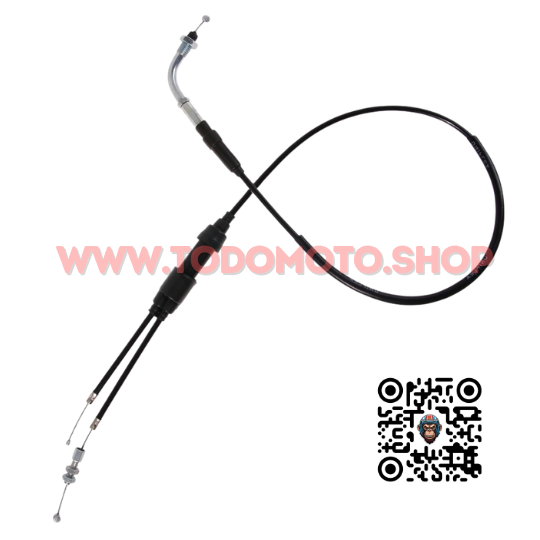 CABLE ACELERADOR C/BOMBA - RX150/ TITAN/ DAKAR/ SAHEL/ CG/ MOTARD/ YL/ 150 - 200 - 250
