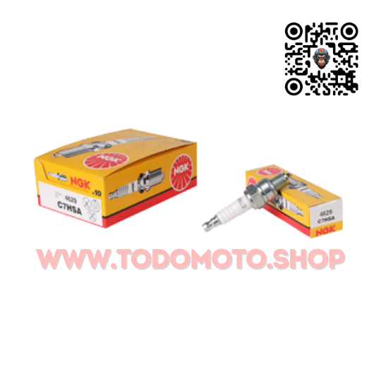 BUJIA NGK BRASIL C7HSA - SMASH/ BIZ/ ENERGY/ ZB/ XTZ/ YBR/ CRYPTON/ BAJAJ - 03953