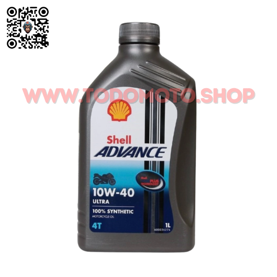 ACEITE 4T - SHELL ADVANCE - 10W40 SINTETICO