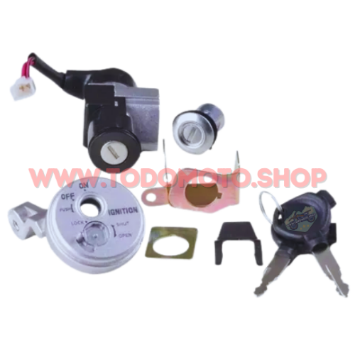 LLAVE DE CONTACTO COMPLETA - BIZ 125/ SMASH REVOLUTION/ BRAVA NEVADA