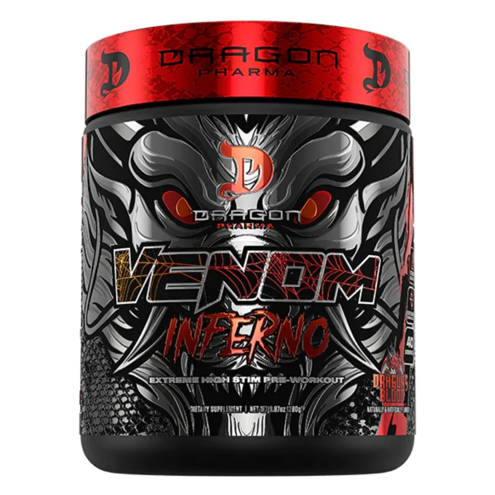 Pre entreno venom infierno 40 servicios