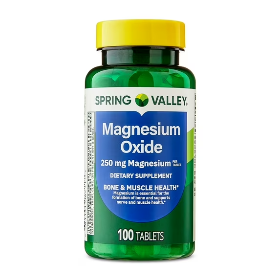 Spring Valley Oxido de Magnesio 250 mg - 100 Tabletas