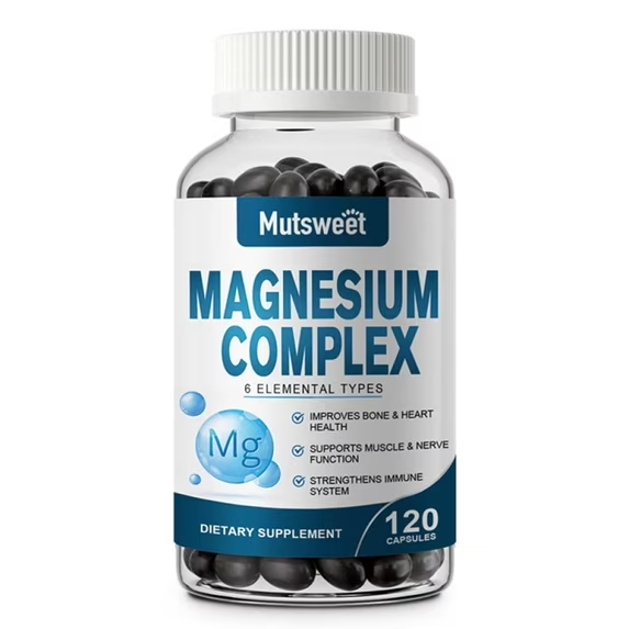 Mutsweet Magnesiun complex / 120 Capsulas (6 Tipos de Magnesio)