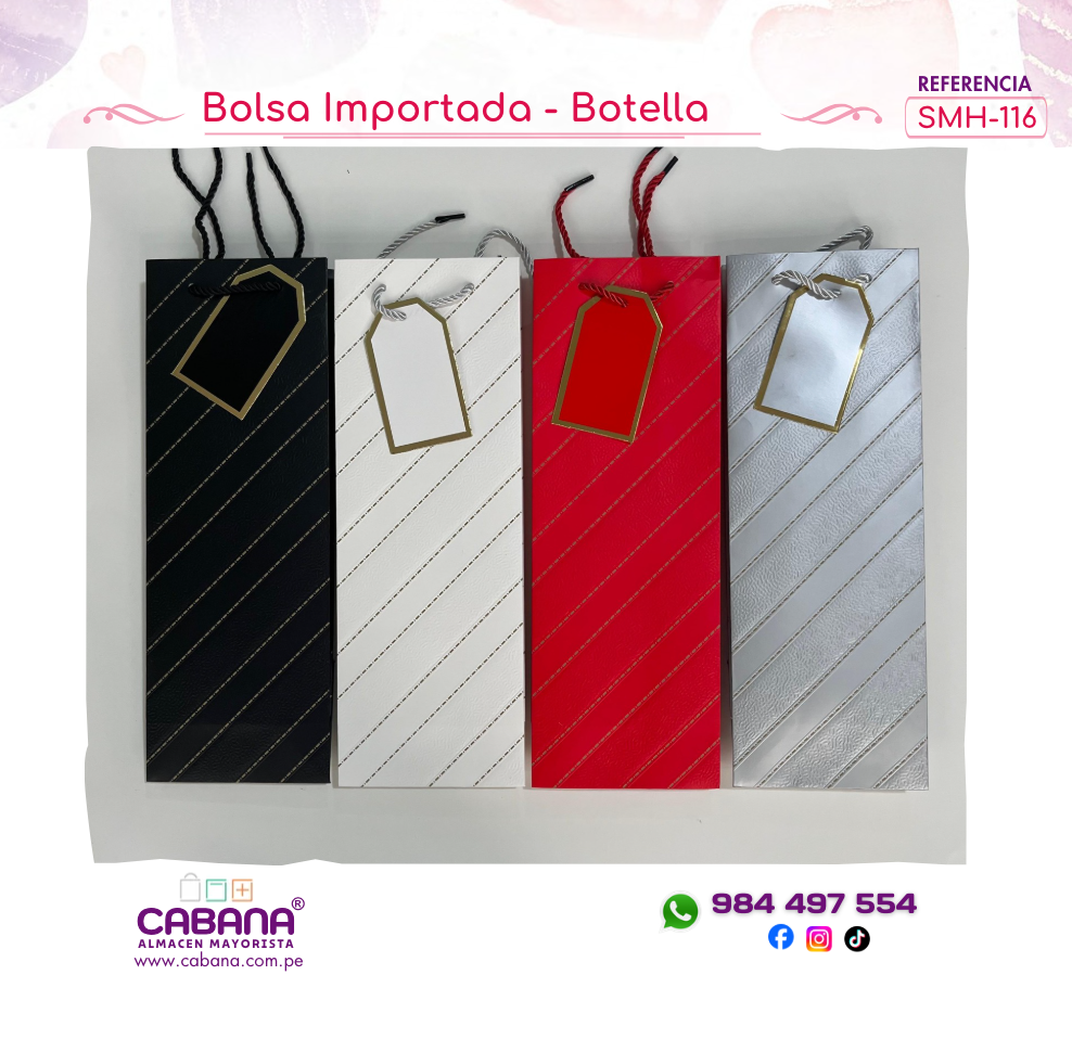 SMH116 Bolsa Importada - Botella