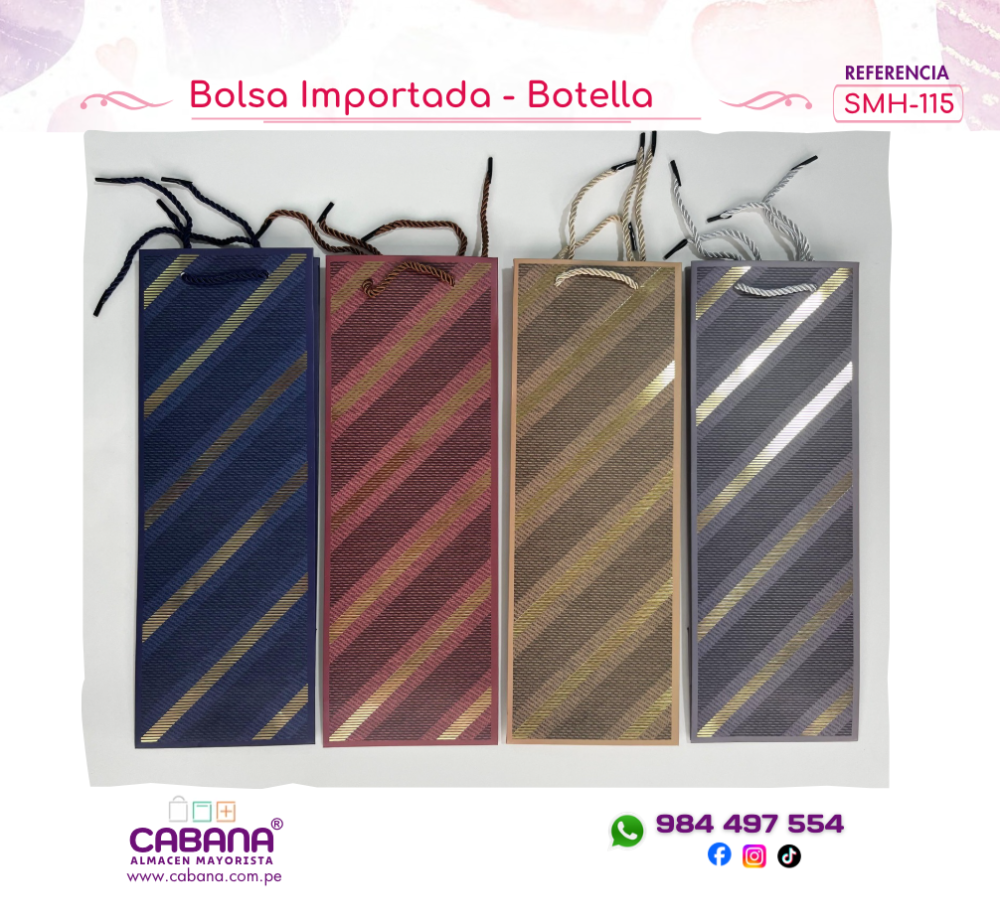 SMH115 Bolsa Importada - Botella
