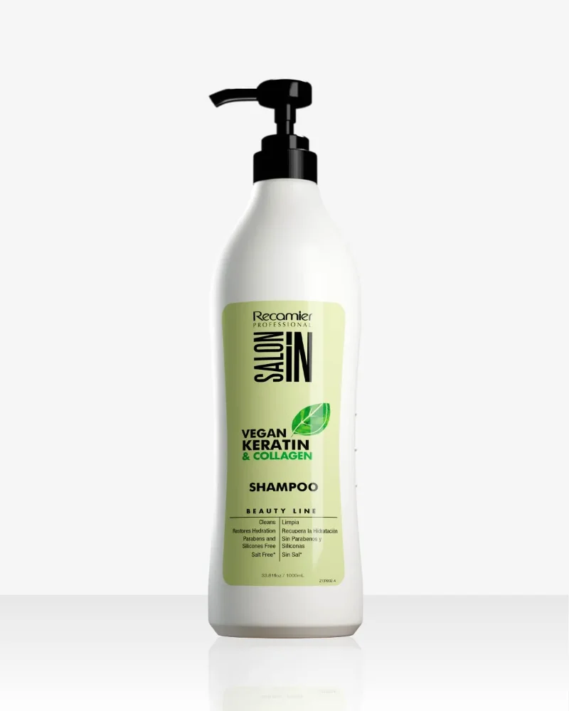 RECAMIER SHAMPOO VEGAN KERATIN & COLLAGEN SALON IN 1000 ML