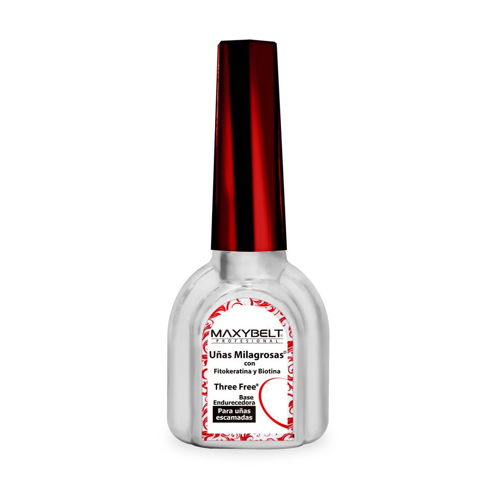 BASE ENDURECEDORA UÑAS MILAGROSAS CON FITOKERATINA Y BIOTINA MAXYBELT 13 ML