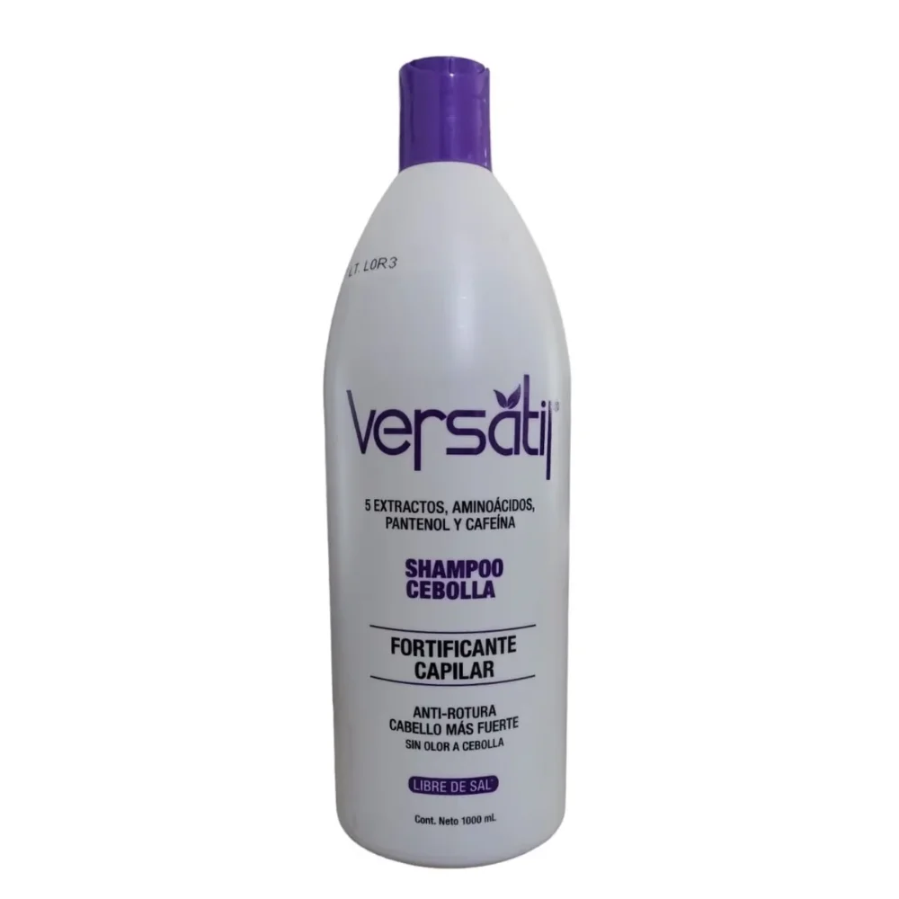 SHAMPOO CEBOLLA FORTIFICANTE CAPILAR VERSÁTIL (1000 ML)