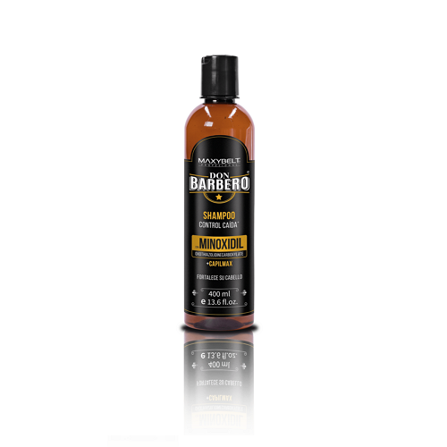 SHAMPOO CONTROL CAÍDA MINOXIDIL DON BARBERO MAXIBELT X 400 ML