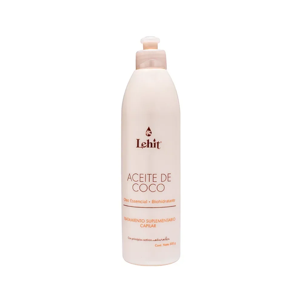 TRATAMIENTO CAPILAR LEHIT ACEITE DE COCO ÓLEO ESENCIAL (300 G)