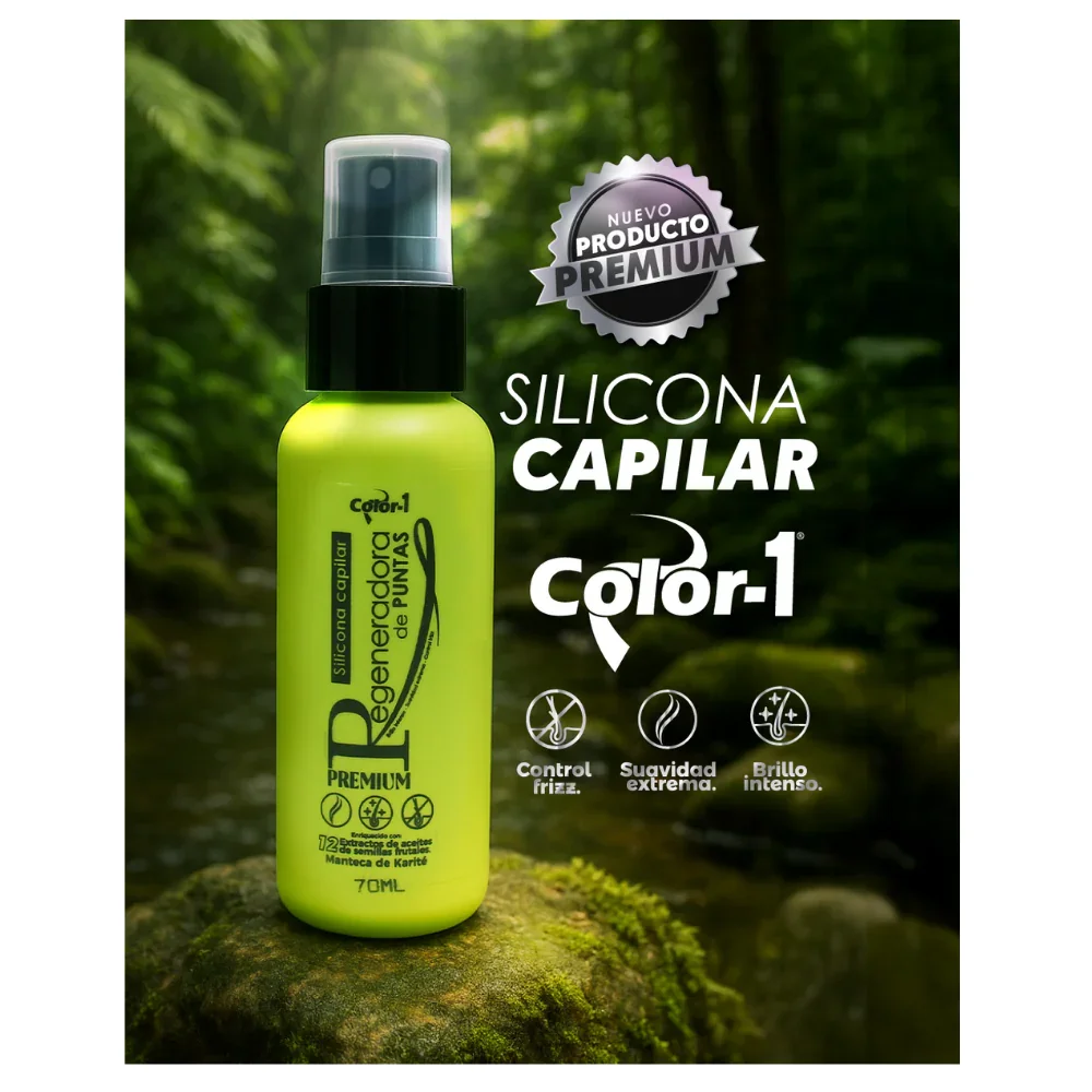 COLOR-1 PREMIUM SILICONA CAPILAR REGENERADORA DE PUNTAS 70 ML