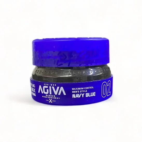 AGIVA CERA FIJADORA HAIR STYLING AQUA WAX 02 NAVY BLUE (155 ML)