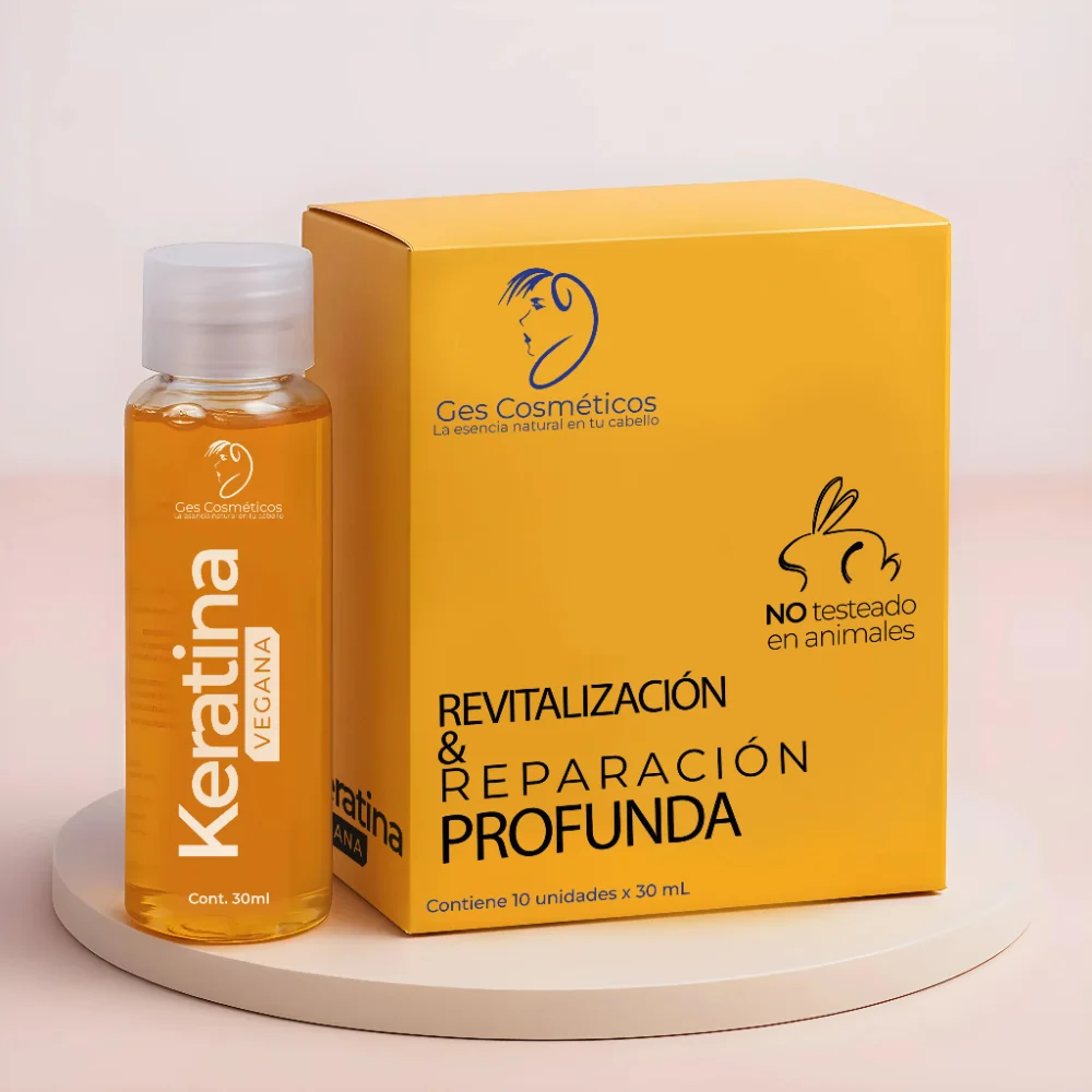 GES COSMÉTICOS KERATINA VEGANA REVITALIZACIÓN & REPARACIÓN 30 ML