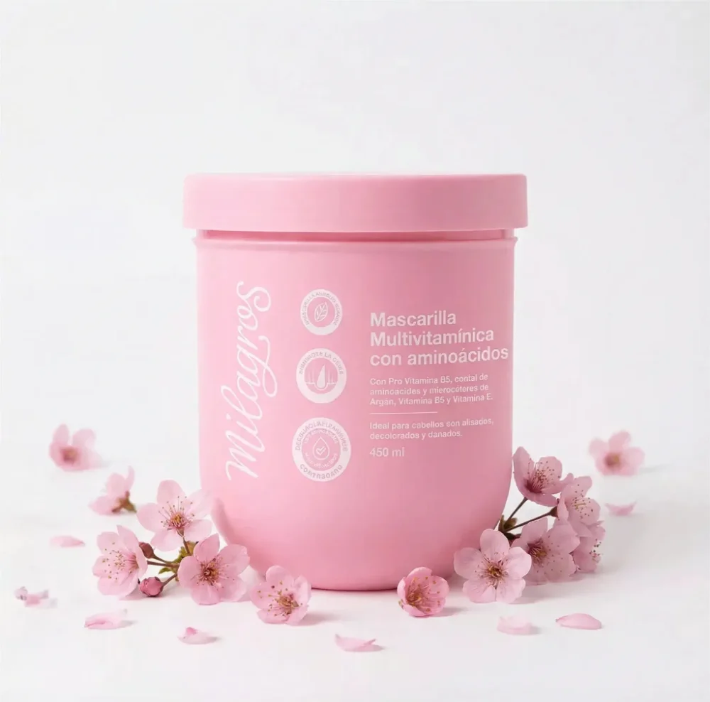 MASCARILLA MULTIVITAMINICA CON AMINOACIDOS MILAGROS X 450ML