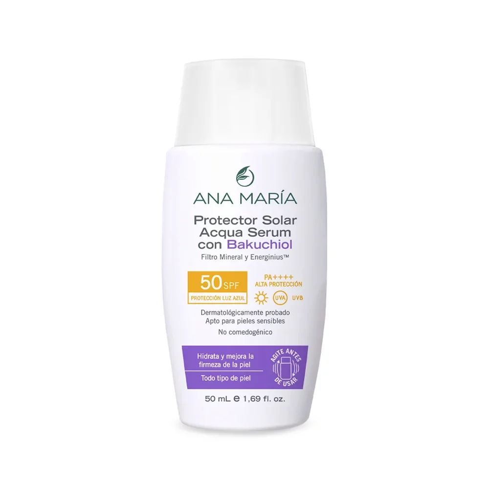 ANA MARÍA PROTECTOR SOLAR ACQUA SERUM CON BAKUCHIOL 50 ML