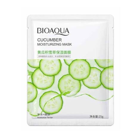 MASCARILLA FACIAL CUCUMBER MOISTURIZING MASK BIOAQUA 25 G
