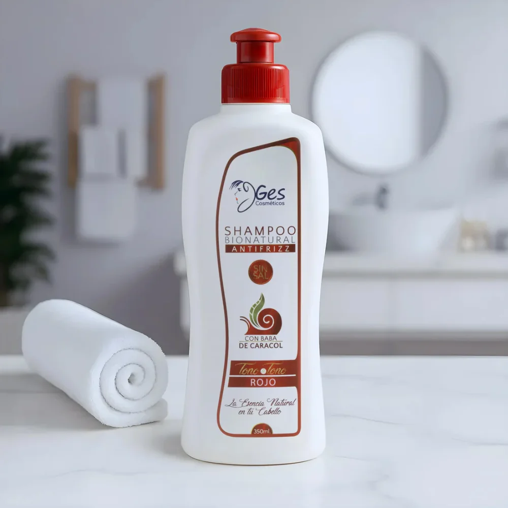 SHAMPOO TONO A TONO ROJO GES X 350ML