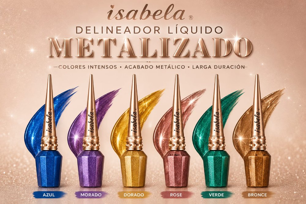 DELINEADOR LÍQUIDO METALIZADO ISABELA