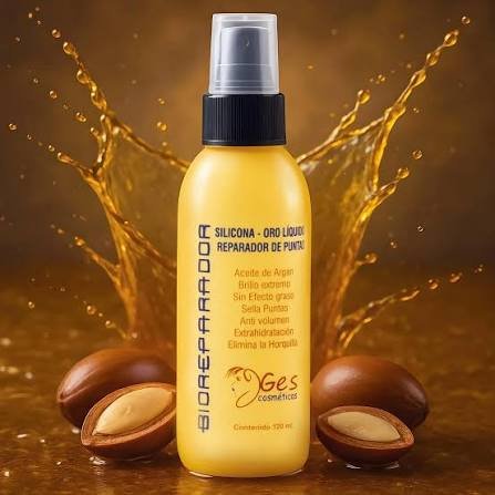 G&S COSMÉTICOS BIOREPARADOR SILICONA - ORO LÍQUIDO REPARADOR DE PUNTAS 120 ML