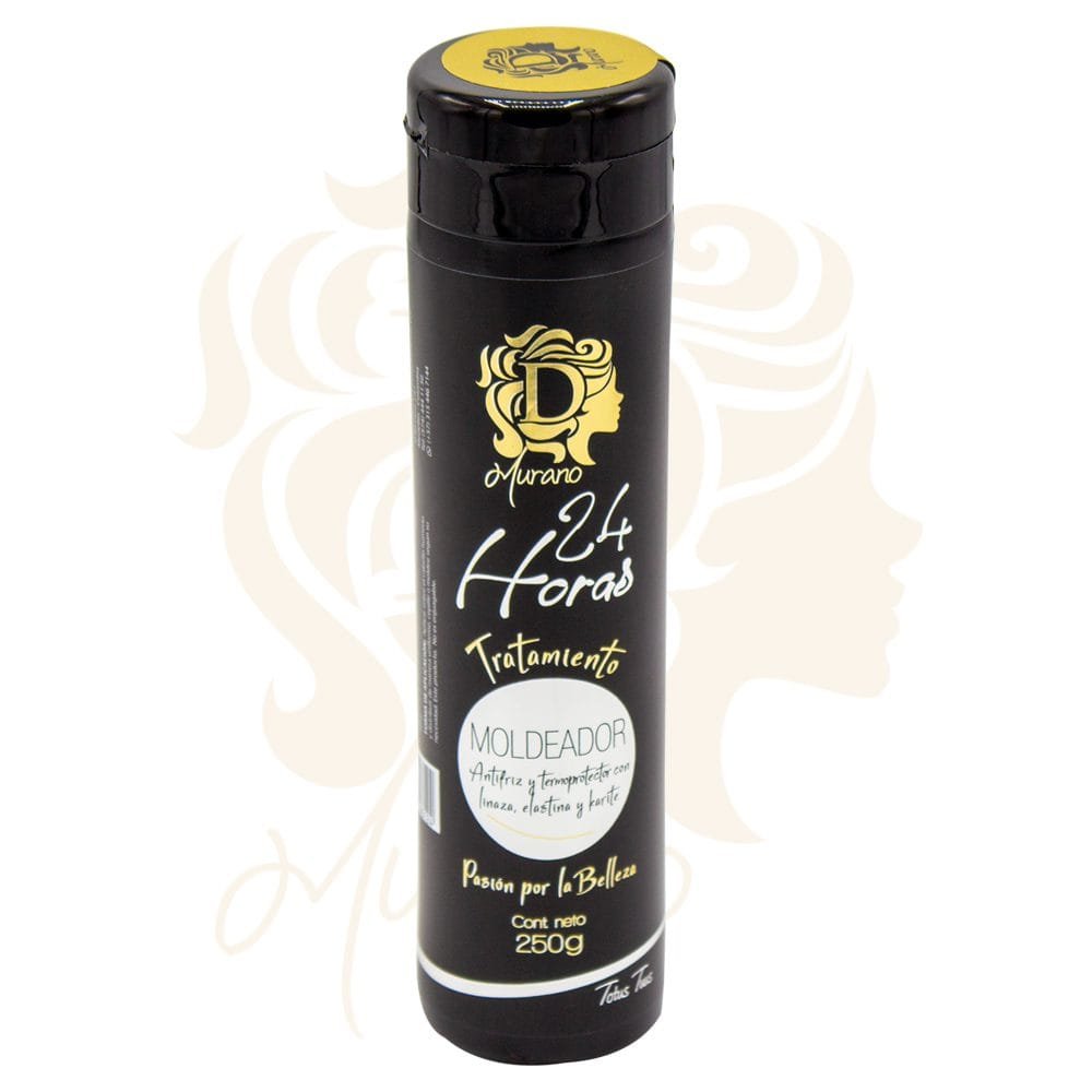 MURANO 24 HORAS TRATAMIENTO MOLDEADOR ANTIFRIZZ Y TERMOPROTECTOR CON LINAZA 250 G