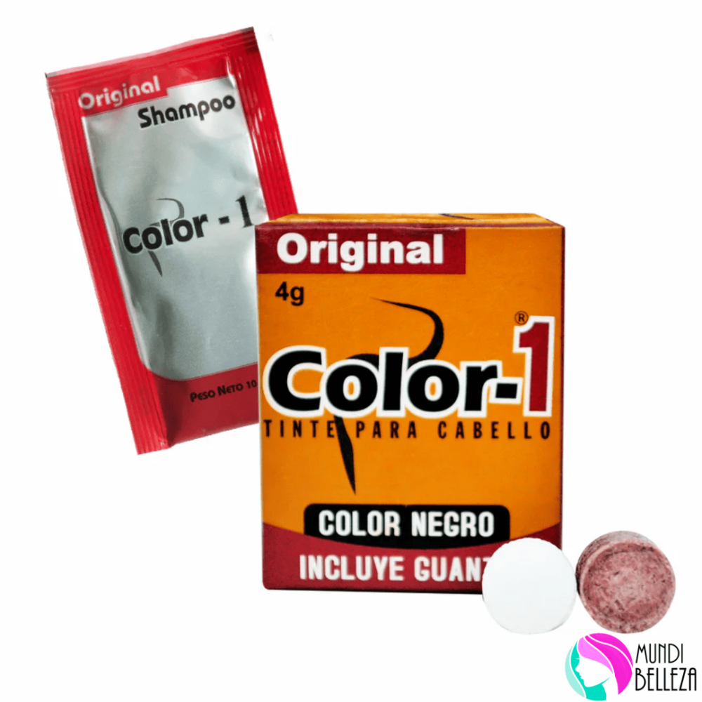TINTE EN PASTILLA PARA CABELLO COLOR-1 4 G