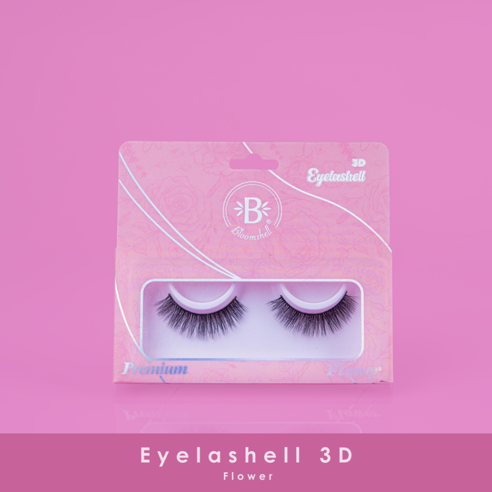 PESTAÑAS POSTIZAS BLOOMSHELL EYELASHELL FLOWER 3D