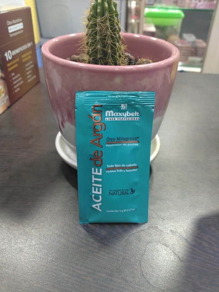 MAXYBELT LÍNEA PROFESIONAL ACEITE DE ARGÁN ÓLEO MILAGROSO 5 G