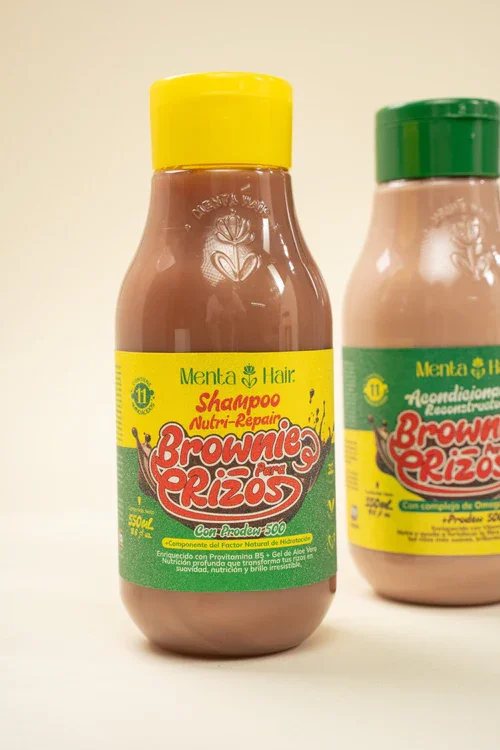 MENTA HAIR SHAMPOO NUTRI-REPAIR BROWNIE PARA RIZOS