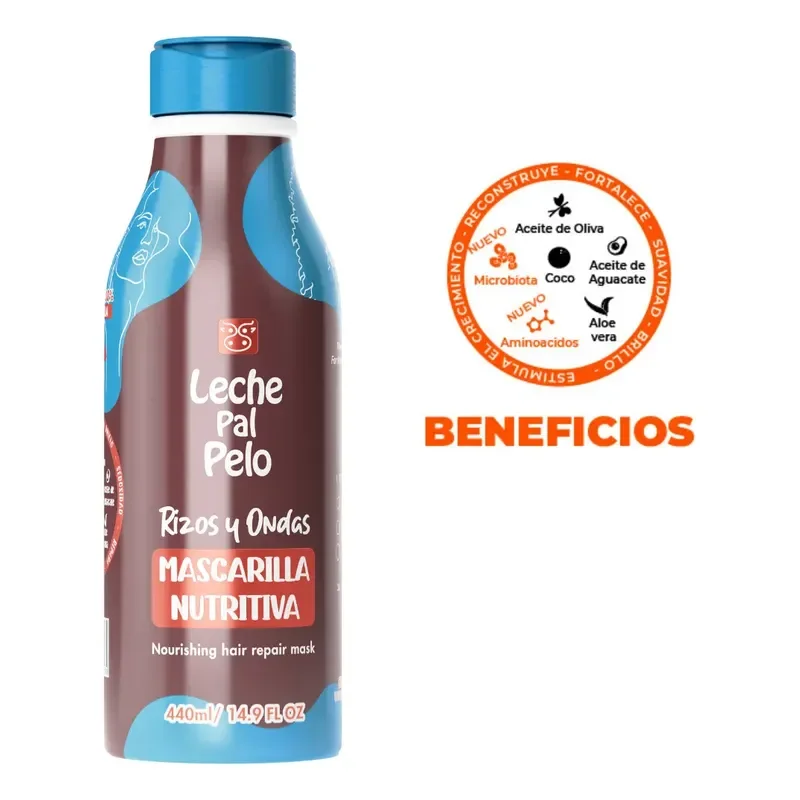 LECHE PAL PELO MASCARILLA RIZOS Y ONDAS X 440ML