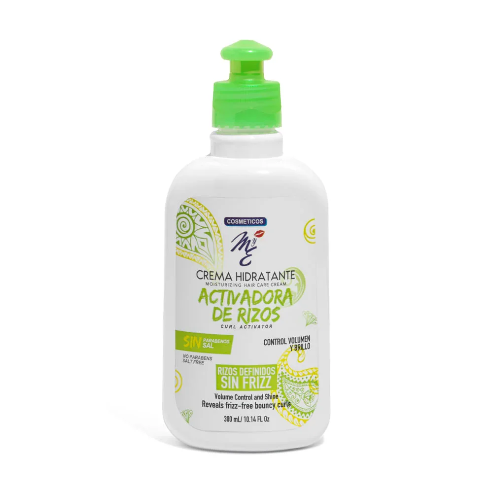CREMA HIDRATANTE ACTIVADOR DE RIZOS SIN SAL MYE X300ML