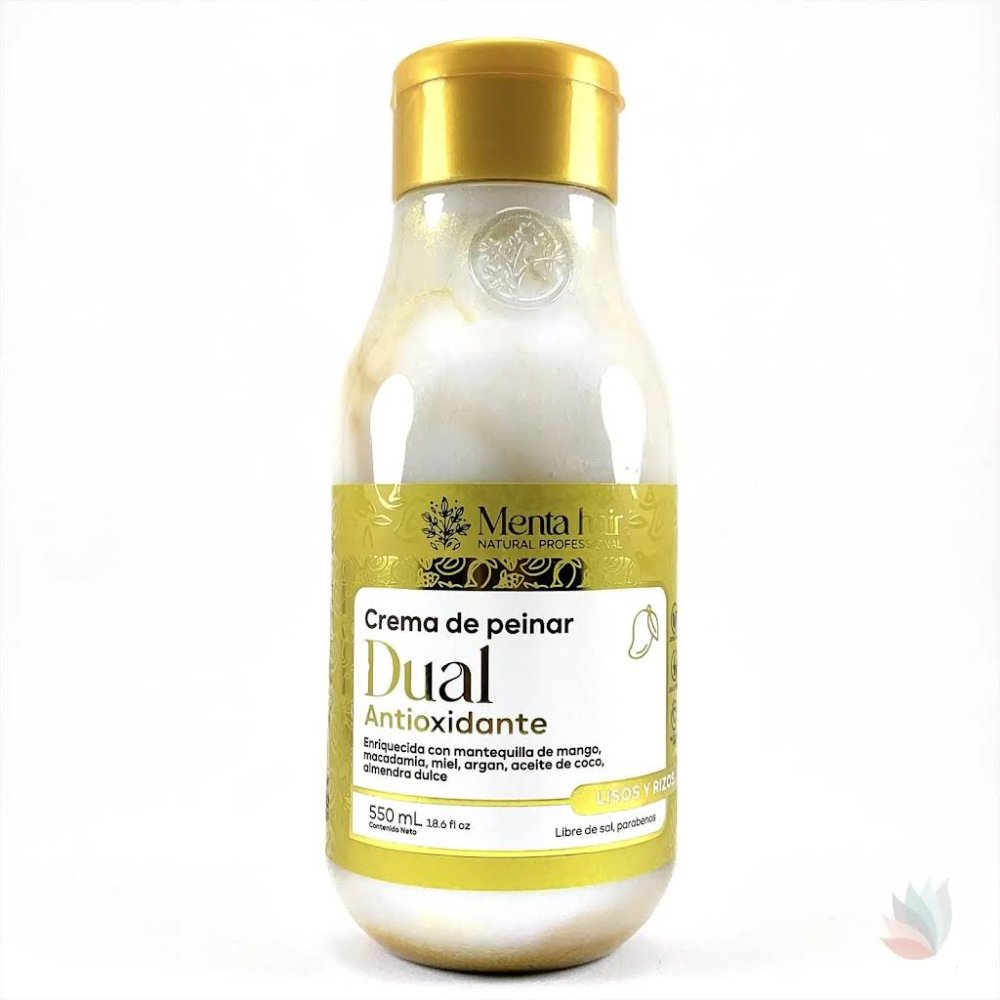 MENTA HAIR NATURAL PROFESSIONAL CREMA DE PEINAR DUAL ANTIOXIDANTE