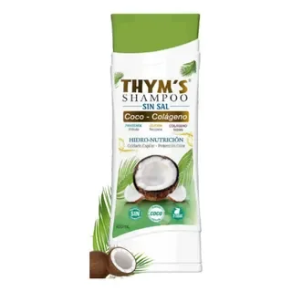 SHAMPOO SIN SAL COCO COLÁGENO THYMS 400 M