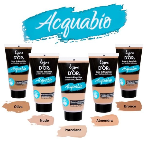 BASE DE MAQUILLAJE ACQUABIO LIGNE D'OR 40 G