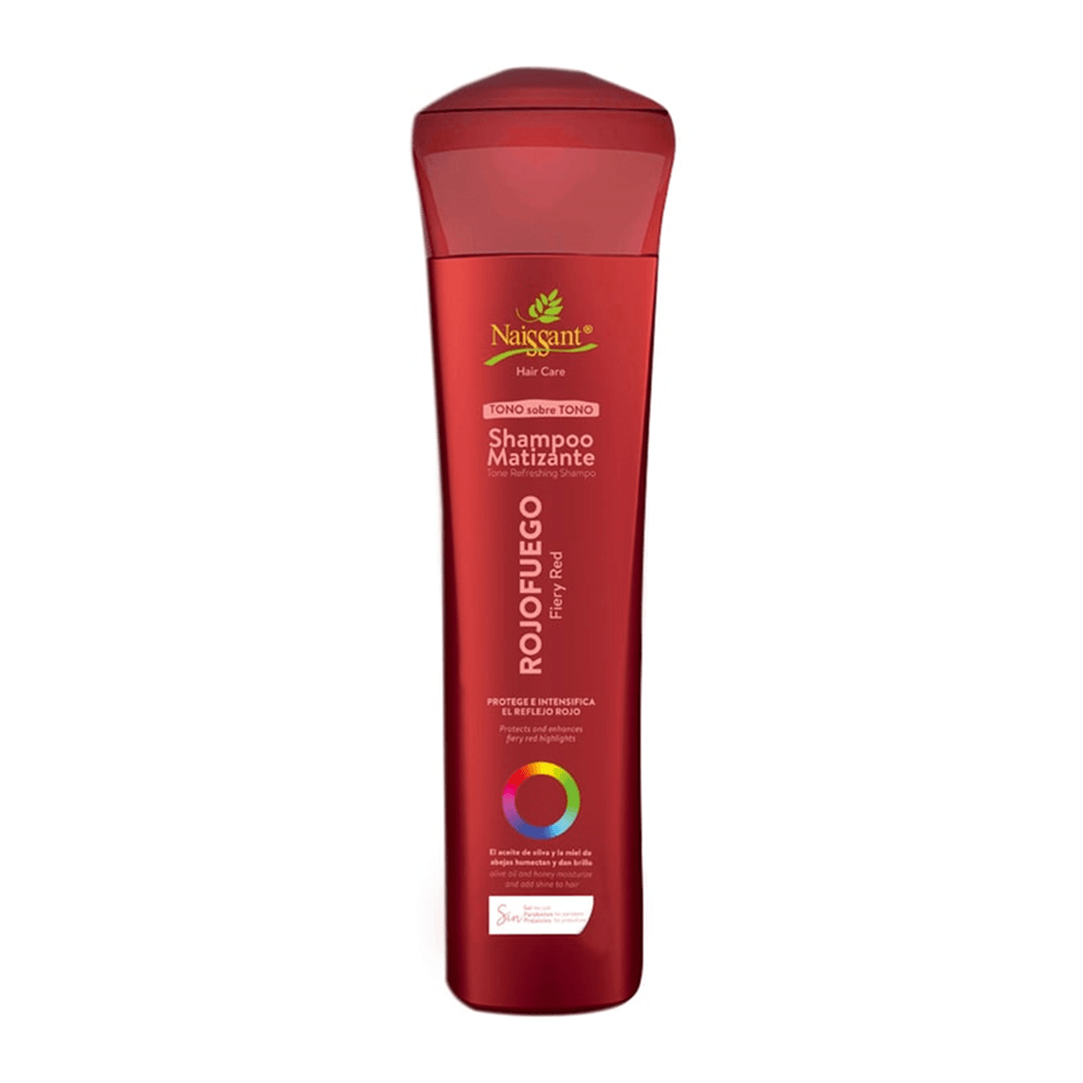 SHAMPOO NAISSANT MATIZANTE ROJO FUEGO 300 ML