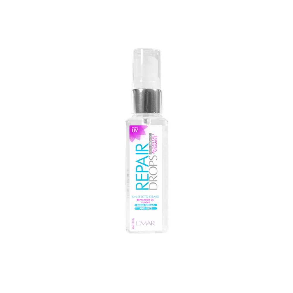 L'MAR REPAIR DROPS REPARADOR DE PUNTAS CON ACEITE DE ARGÁN Y VITAMINA E 40 ML